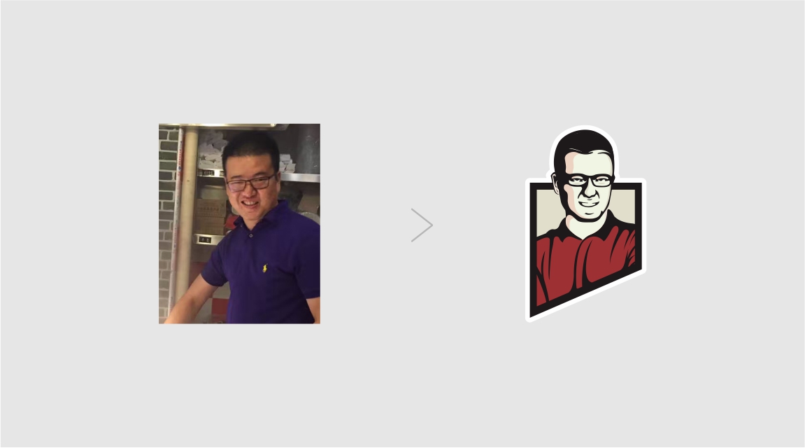 老龚家牛肉面餐饮LOGO由来