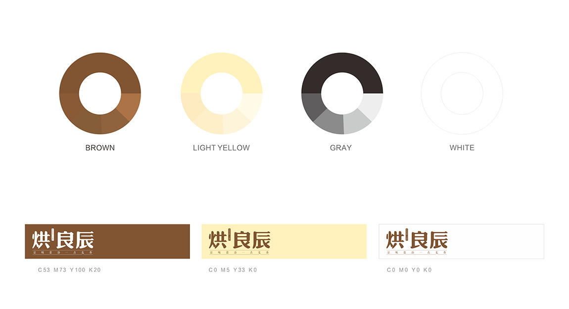 烘良辰餐饮品牌色彩系统