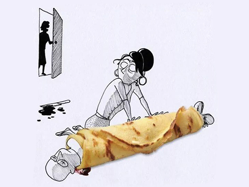 用食物讲故事，趣味餐饮插画设计赏析