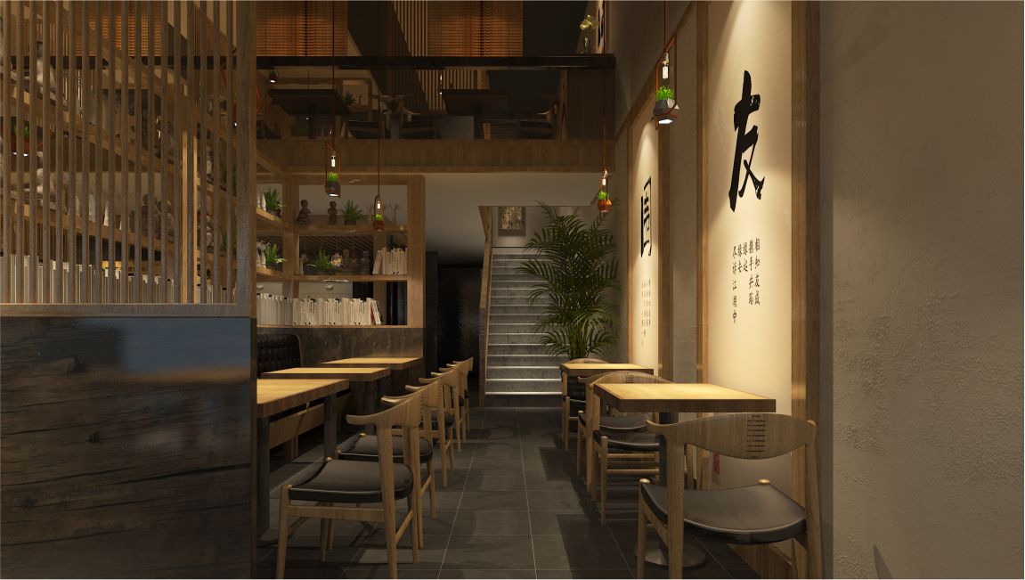 古朴餐饮空间设计